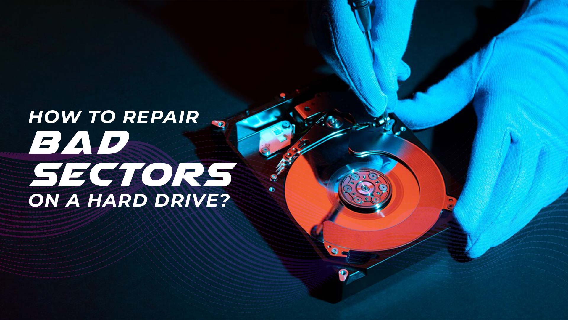 how to repair bad sectors on a hard drive