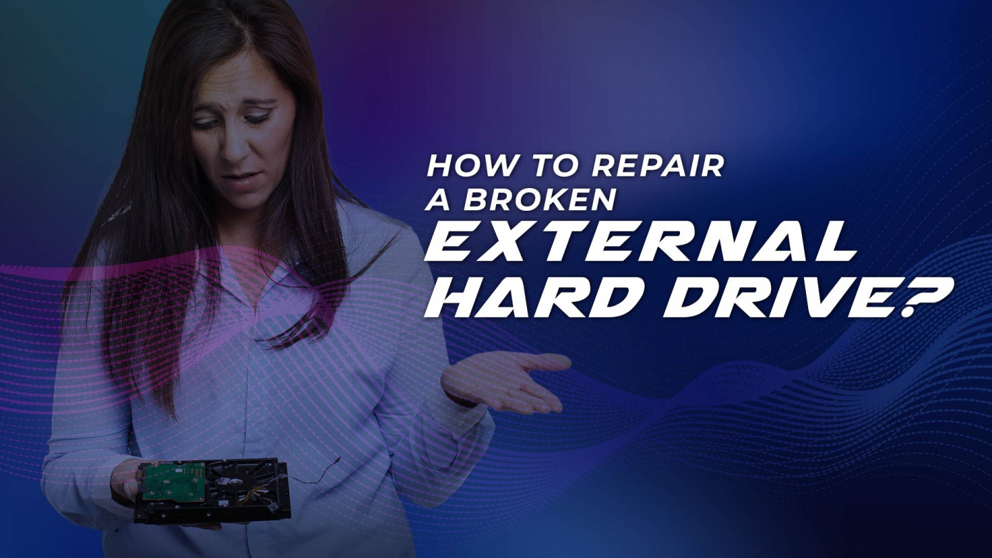 how to repair a broken external hard drive